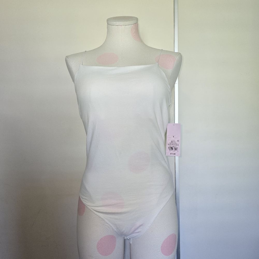 Wild Fable Small White Bodysuit NWT